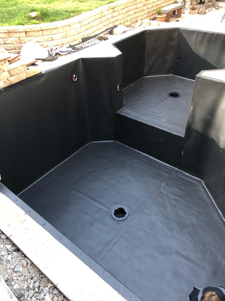 Koi Farm Zwickau Teichbau / Folien schweißen